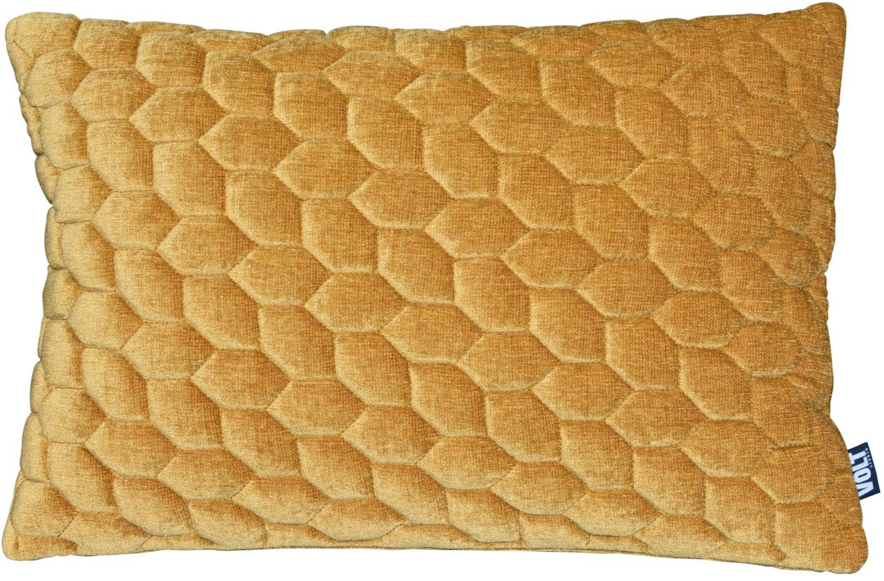 Cushion 3D Cells Velvet Gold04 40x60cm