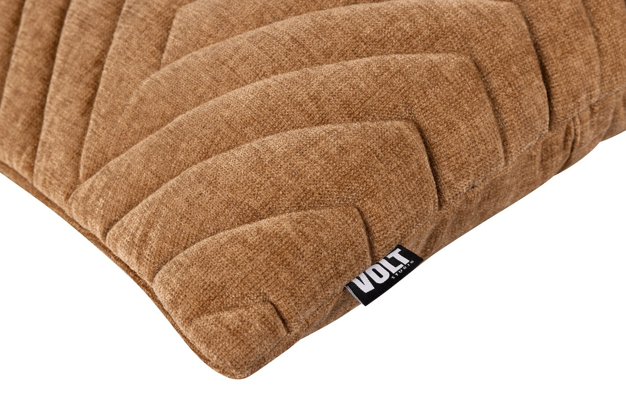 Cushion 3D New Maze Velvet Brown 40x60cm