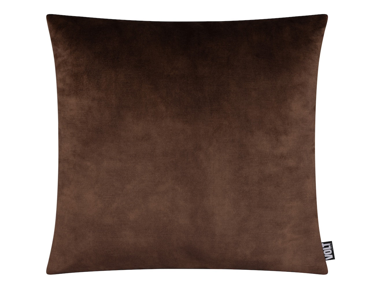 Cushion Velvet Plain Coffee 60x60cm