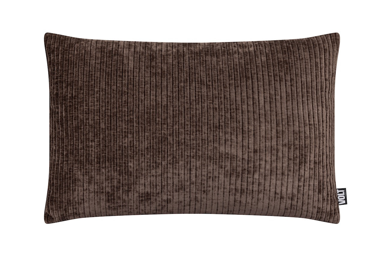 Cushion Vintage Ribcord Chocolate 40x60cm