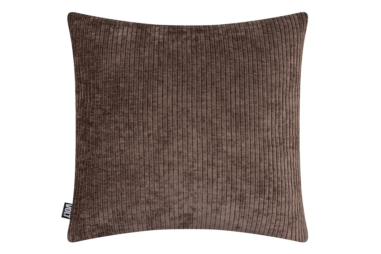 Cushion Vintage Ribcord Chocolate 60x60cm