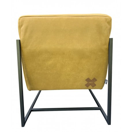 Chair Edgar thick leather Mustard