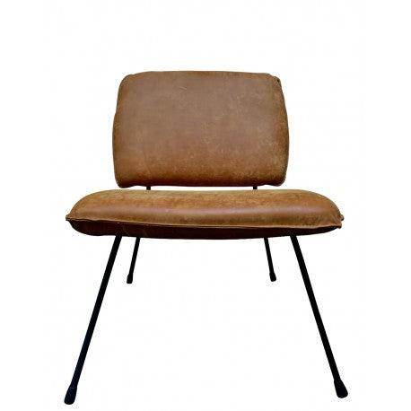 Chair Mick Walnut thick leather