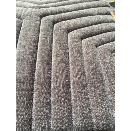 Cushion 3D New Maze velvet gray 60x60cm