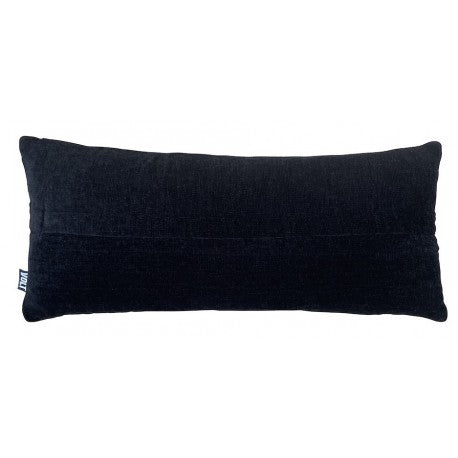 Cushion 3D Small bricks Velvet black 30x70cm