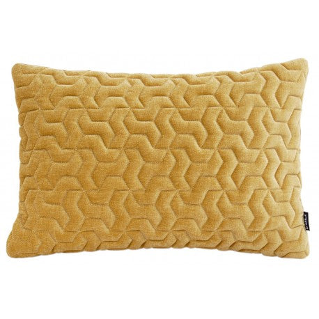 Cushion 3D Tripot mole velvet gold 40x60cm