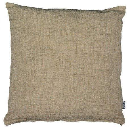 Cushion Plain Recycled poly slub Sand 60x60cm