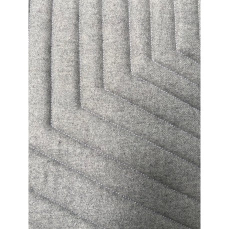 Cushion 3D New Maze new felt melange grey 40x60cm