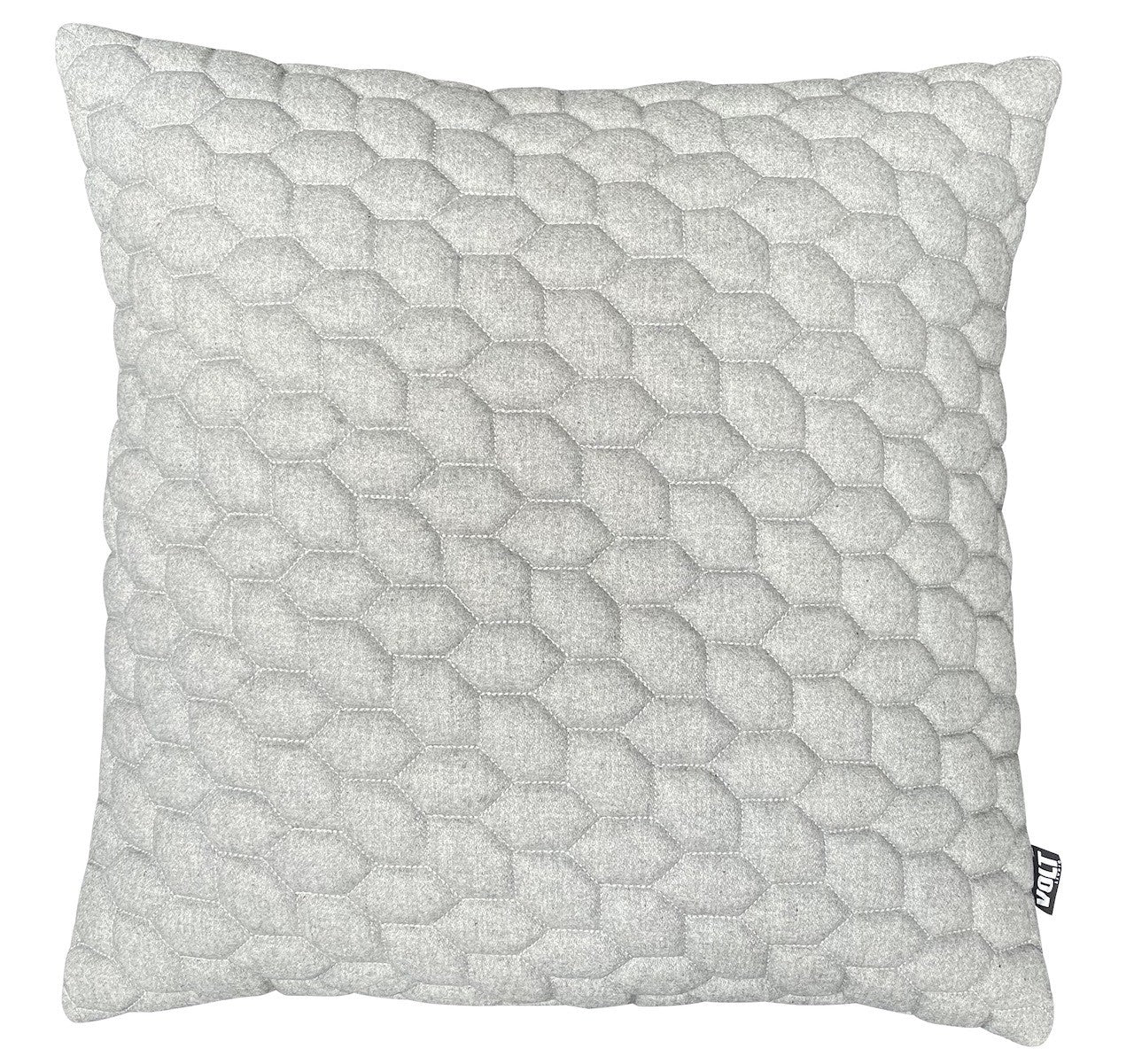 Cushion 3D Cells felt grey