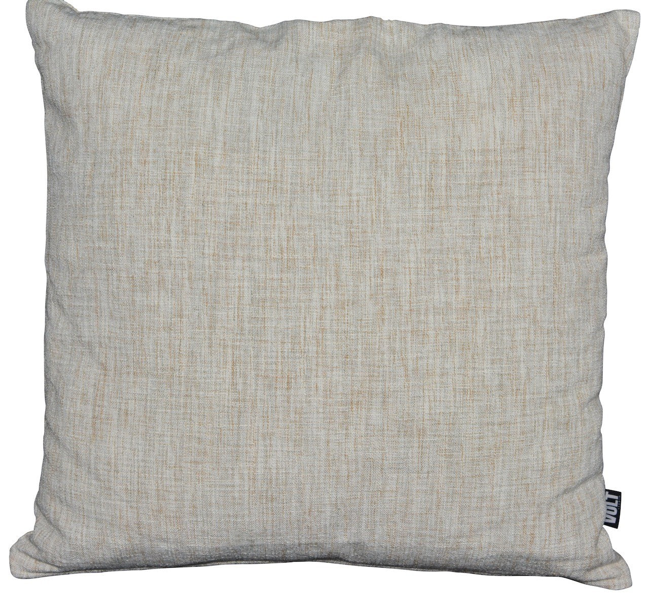 Cushion Plain Fancy poly slub Beige 60x60cm