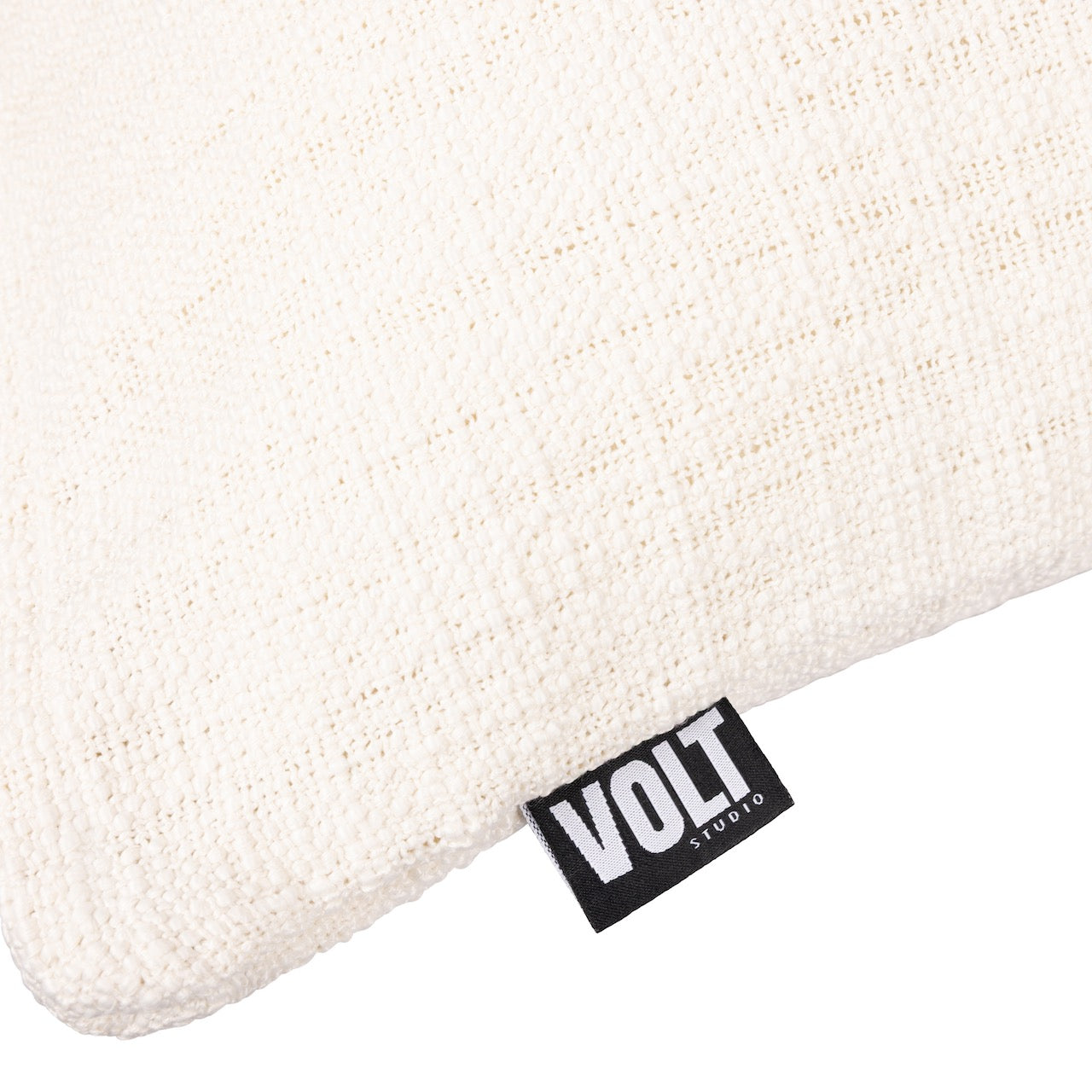 Kussen Plain Recycled heavy poly slub Off white 60x60cm