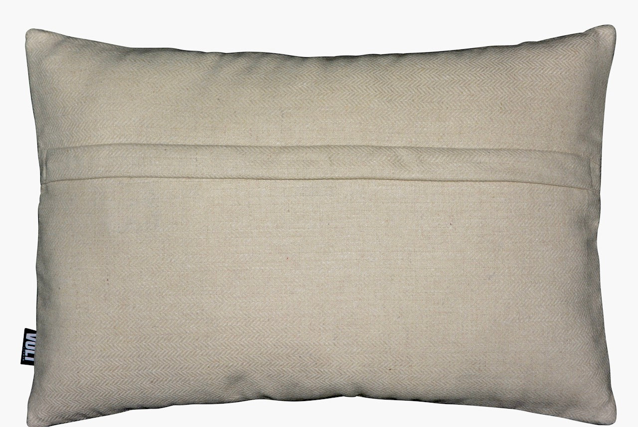 Cushion 3D Cells wool Herringbone Off white 40x60cm