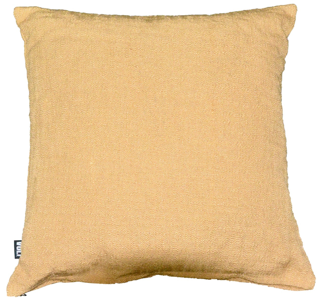 Cushion Plain Recycled heavy poly slub Biscuit 60x60cm