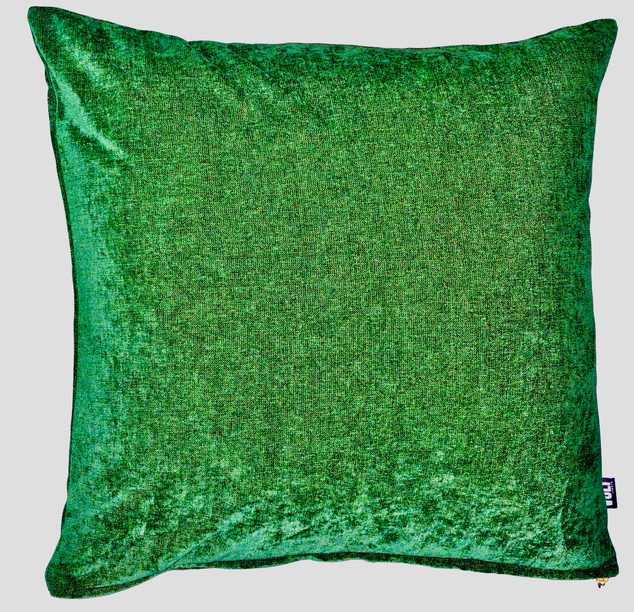 Cushion Plain Velvet Pista Green 60x60cm