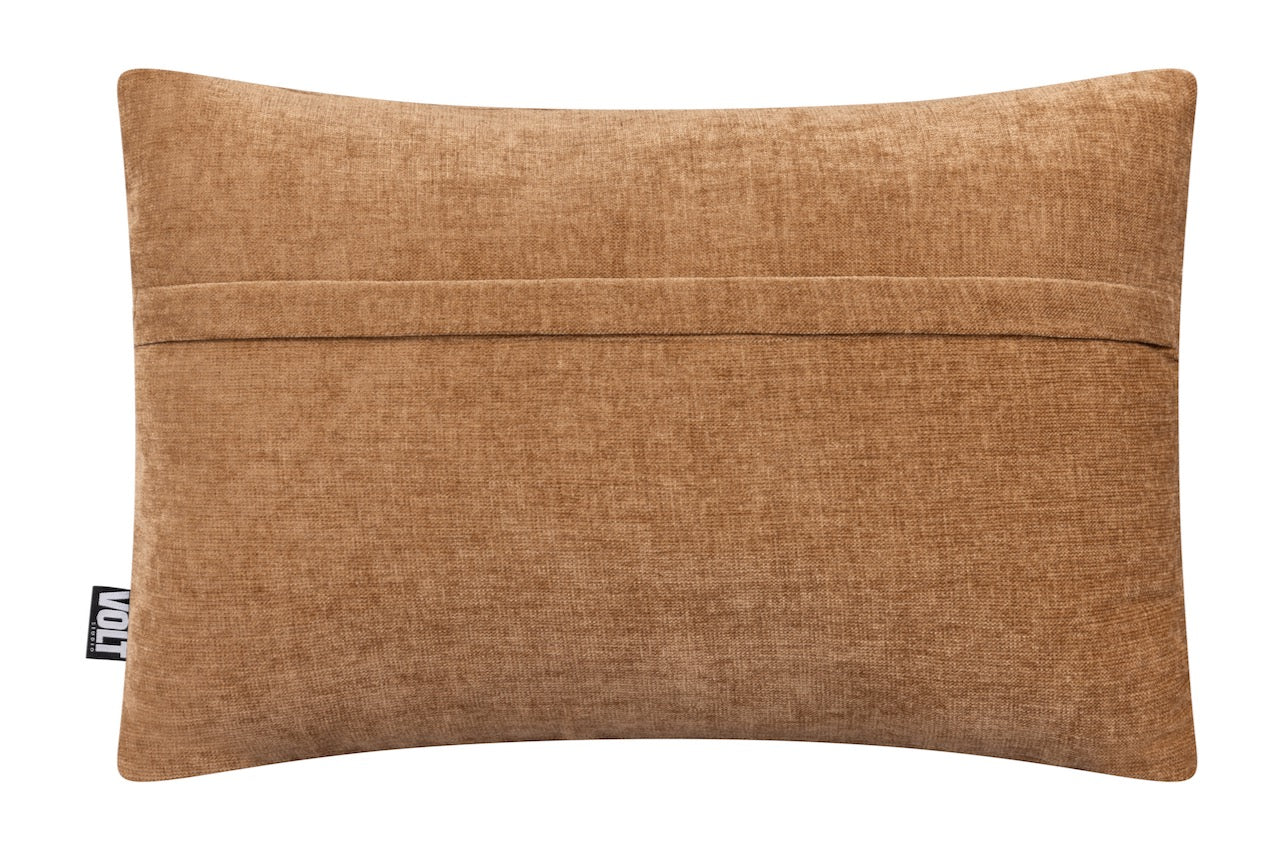 Cushion 3D New Maze Velvet Brown 40x60cm