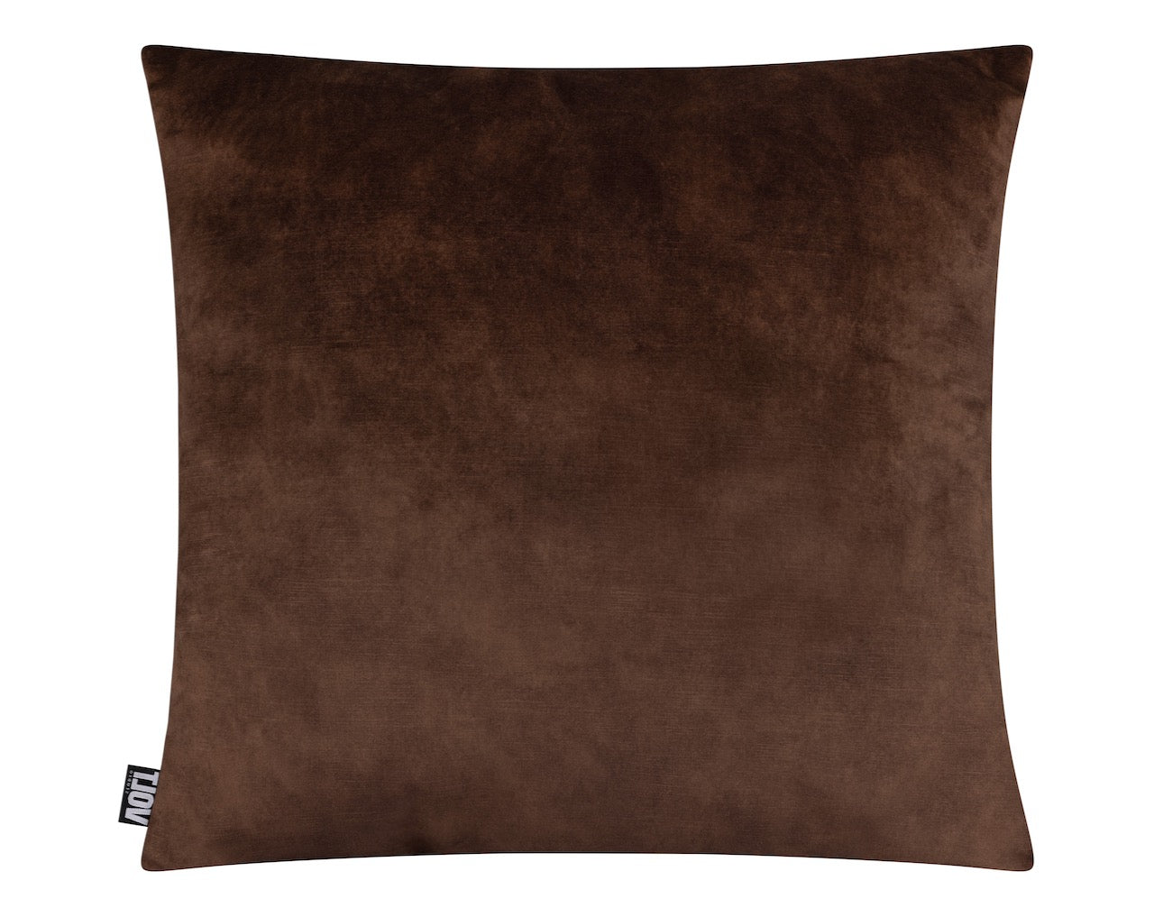 Cushion Velvet Plain Coffee 60x60cm