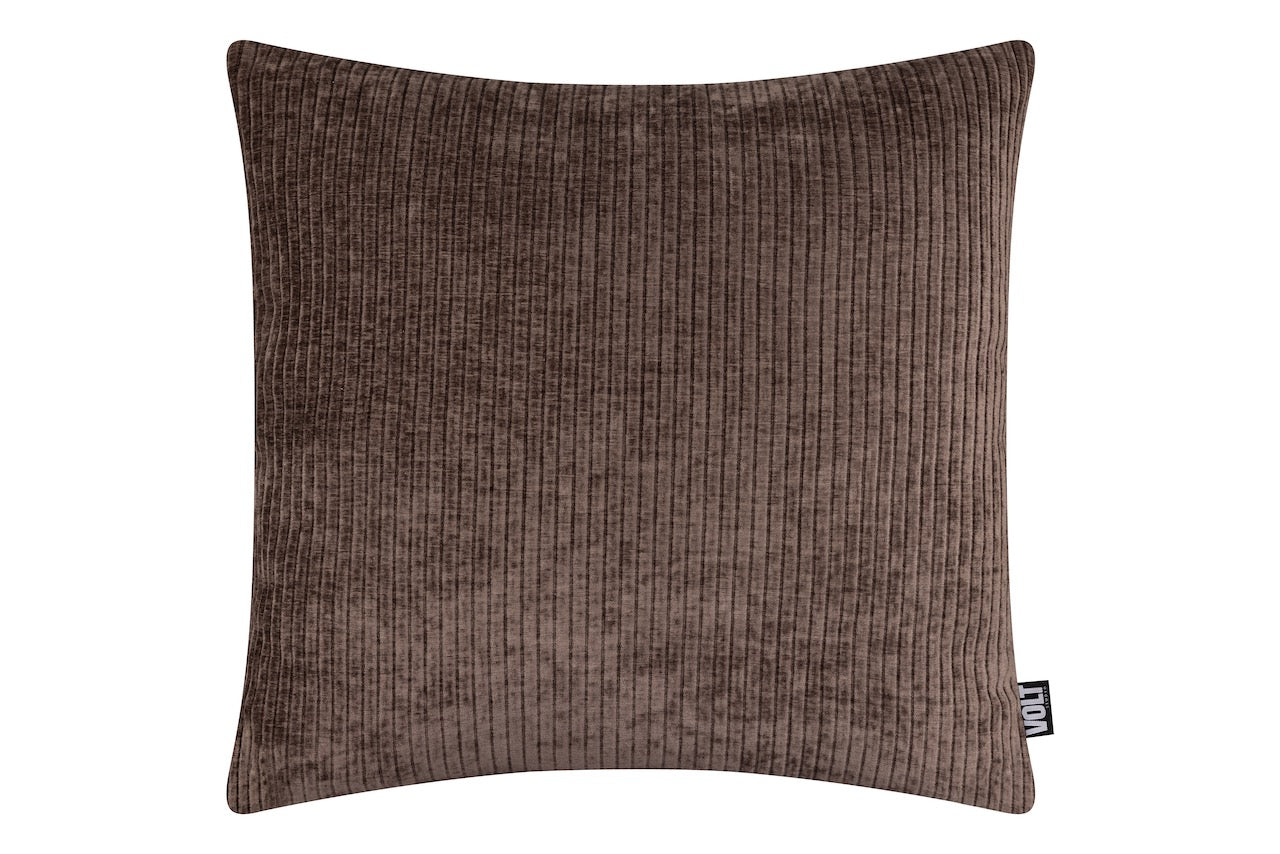 Cushion Vintage Ribcord Chocolate 60x60cm