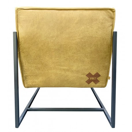 Chair Wolf Mustard thick leather