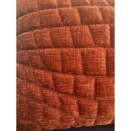 Cushion 3D Croc velvet Rust 30x70cm