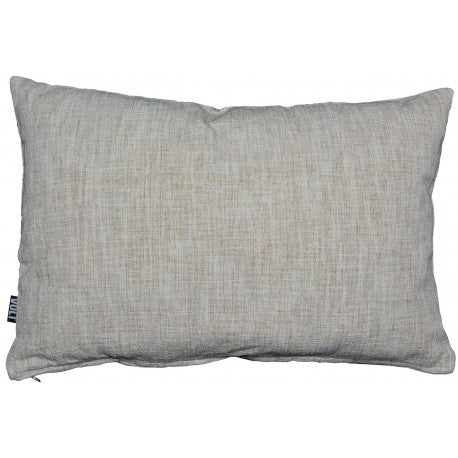 Cushion Plain Fancy poly slub Beige 40x60cm