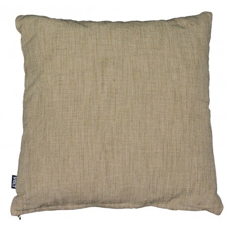 Cushion Plain Recycled poly slub Sand 60x60cm