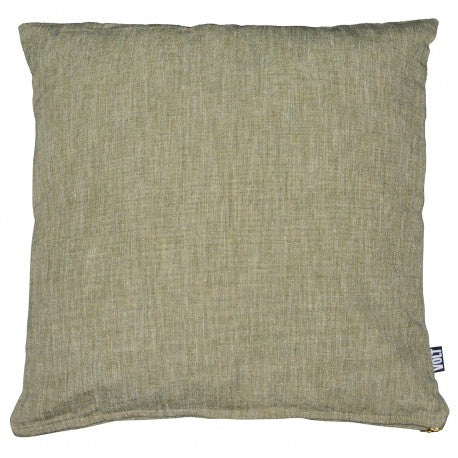 Cushion Plain Recycled Polyslub Linen green 60x60cm