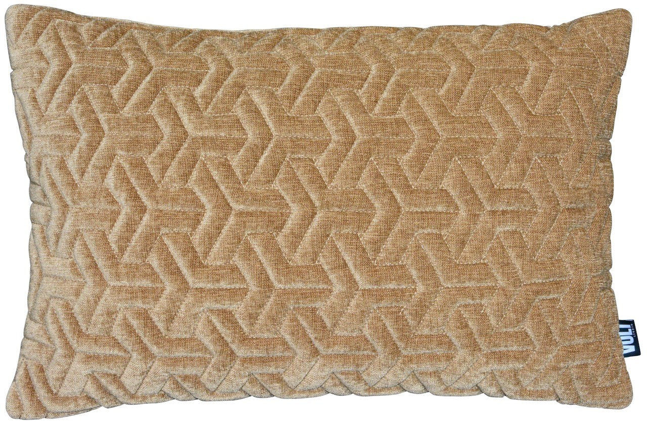 Cushion Geometric Velvet Gold03 40x60cm